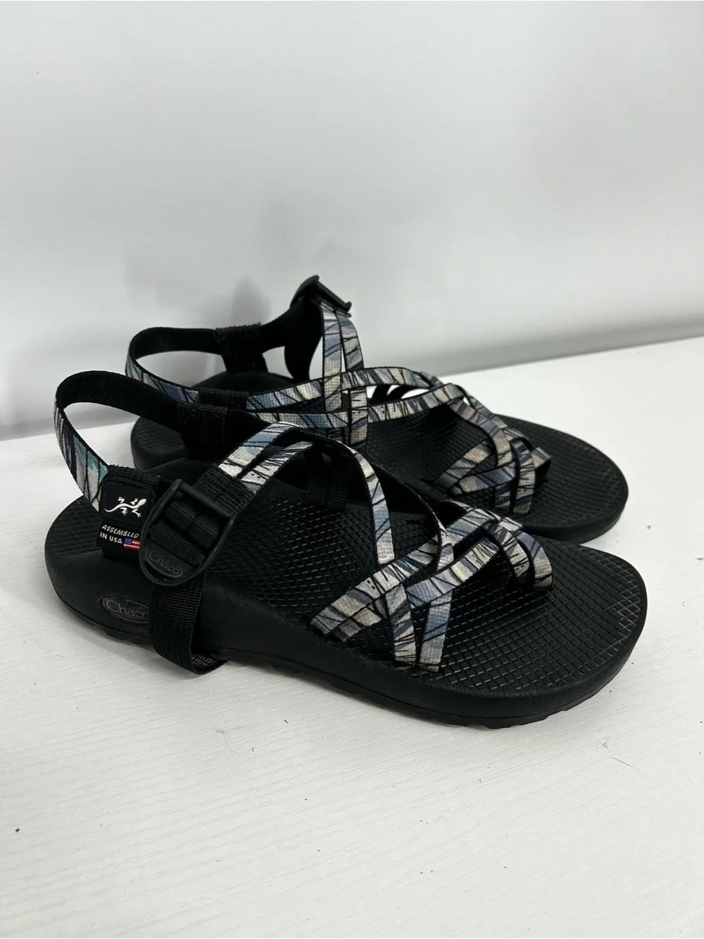 CHACO ZX/2 Sandals made in USA Blue 6 Womens